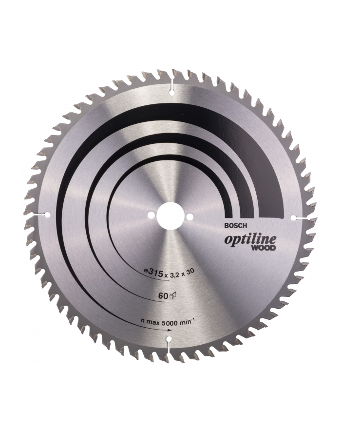 bosch powertools Bosch circular saw blade Optiline Wood, 315mm, 60T główny