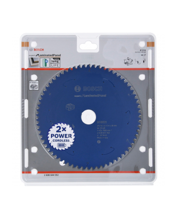 bosch powertools Bosch circular saw blade Expert for Laminated Panel, 216mm, 66Z (bore 30mm, for table saws)