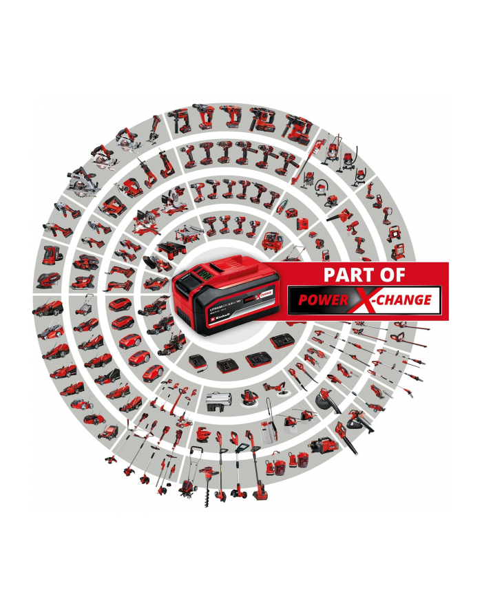 Einhell cordless drill/driver set TE-CD 18/45 3X-Li +22, 18Volt (red/Kolor: CZARNY, Li-ion battery 2.0Ah, 22-piece accessories) główny
