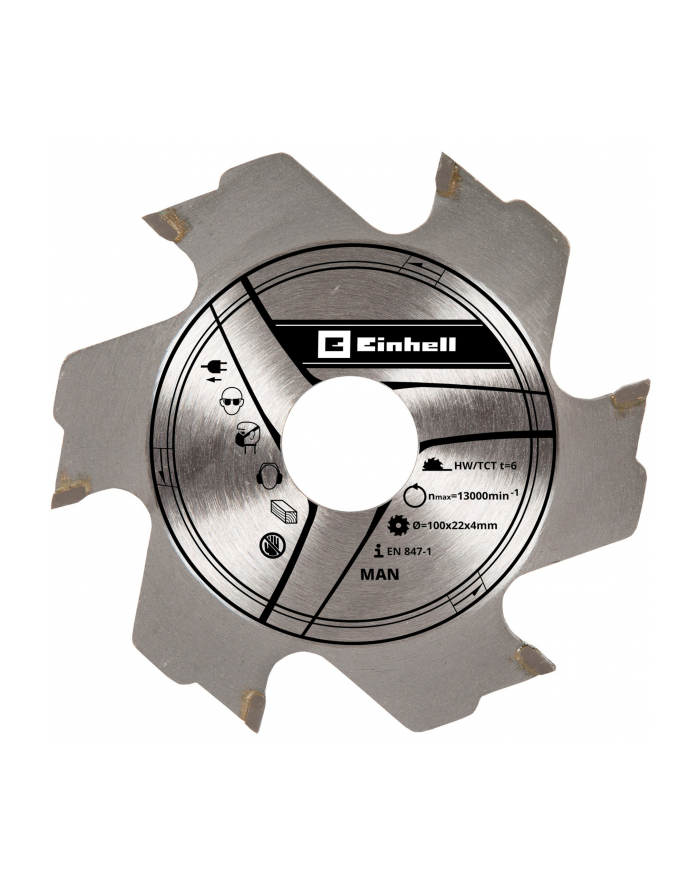 Einhell circular saw blade - cutter blade 100 x 22 x 3.8mm, 6Z (for biscuit jointer) główny