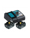 Makita Power Source Kit 18V 6Ah, set (Kolor: CZARNY, 2x battery BL1860B, 1x charger DC18RC) - nr 6