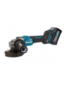 Makita cordless angle grinder GA008GM201 XGT, 40V (blue/Kolor: CZARNY, 2x Li-Ion XGT battery 4.0Ah, MAKPAC size 4) - nr 1