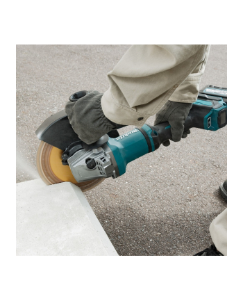 Makita cordless angle grinder GA038GT201 XGT, 40V (blue/Kolor: CZARNY, 2x Li-Ion XGT battery 5.0Ah, case)