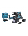 Makita HR004GM202 XGT cordless combination hammer, 40 volts, czerwonyary hammer (blue/Kolor: CZARNY, 2x Li-ion batteries 4Ah, MAKPAC, DX14) - nr 13
