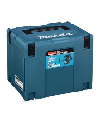 Makita HR004GM202 XGT cordless combination hammer, 40 volts, czerwonyary hammer (blue/Kolor: CZARNY, 2x Li-ion batteries 4Ah, MAKPAC, DX14)