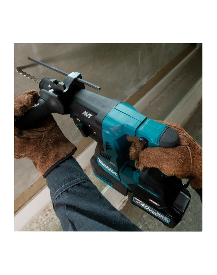 Makita HR004GM202 XGT cordless combination hammer, 40 volts, czerwonyary hammer (blue/Kolor: CZARNY, 2x Li-ion batteries 4Ah, MAKPAC, DX14) główny