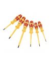 Wera 1060 i/1065 i/6 screwdriver set Kraftform VD-E (yellow/red, 6 pieces, Black Point tip) - nr 20