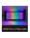 AZZA RGB PCIe 3.0 x 16 riser cable, 90° angled (20cm) - nr 2