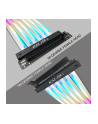 AZZA RGB PCIe 3.0 x 16 riser cable, 90° angled (20cm) - nr 3