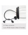 AZZA RGB PCIe 3.0 x 16 riser cable, 90° angled (20cm) - nr 4