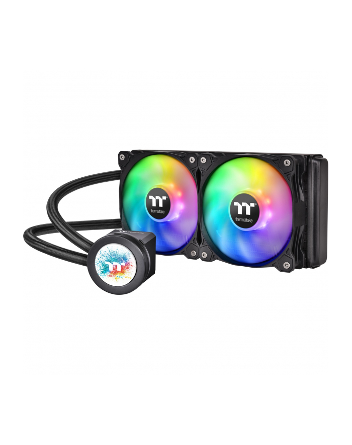 Thermaltake Floe Ultra 240 RGB CPU AIO Liquid Cooler 240mm, CPU cooler (Kolor: CZARNY) główny