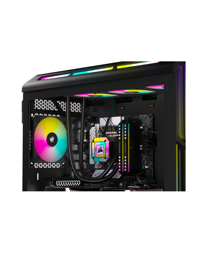 Corsair iCUE AF120 RGB Slim, case fan (Kolor: CZARNY, single fan, without controller) główny