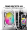 Corsair iCUE AF120 RGB Slim, case fan (Kolor: BIAŁY, single fan, without controller) - nr 15