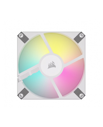 Corsair iCUE AF120 RGB Slim, case fan (Kolor: BIAŁY, pack of 2, incl. controller)