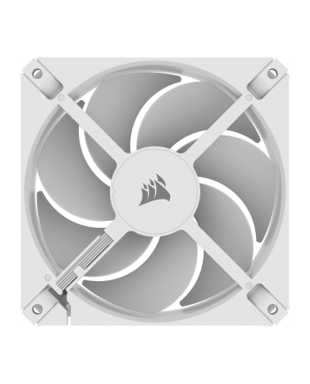 Corsair iCUE AR120 Digital RGB 120mm PWM Case Fan (White, Single Fan)