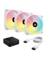 Corsair iCUE LINK QX120 RGB 120mm PWM Fan Case Fan (White Starter Kit) - nr 1