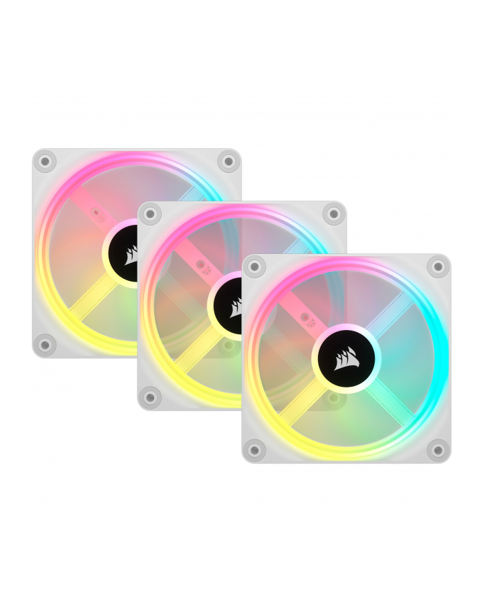 Corsair iCUE LINK QX120 RGB 120mm PWM Fan Case Fan (White Starter Kit) główny