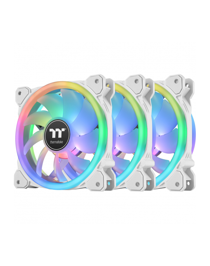 Thermaltake SWAFAN 14 RGB Radiator Fan TT Premium Edition White (3-Fan Pack), case fan (Kolor: BIAŁY, 3-pack, incl. controller) główny
