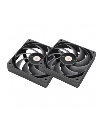Thermaltake TOUGHFAN 12 Pro High Static Pressure PC Cooling Fan 120x120x25, case fan (Kolor: CZARNY, 2 fans pack)