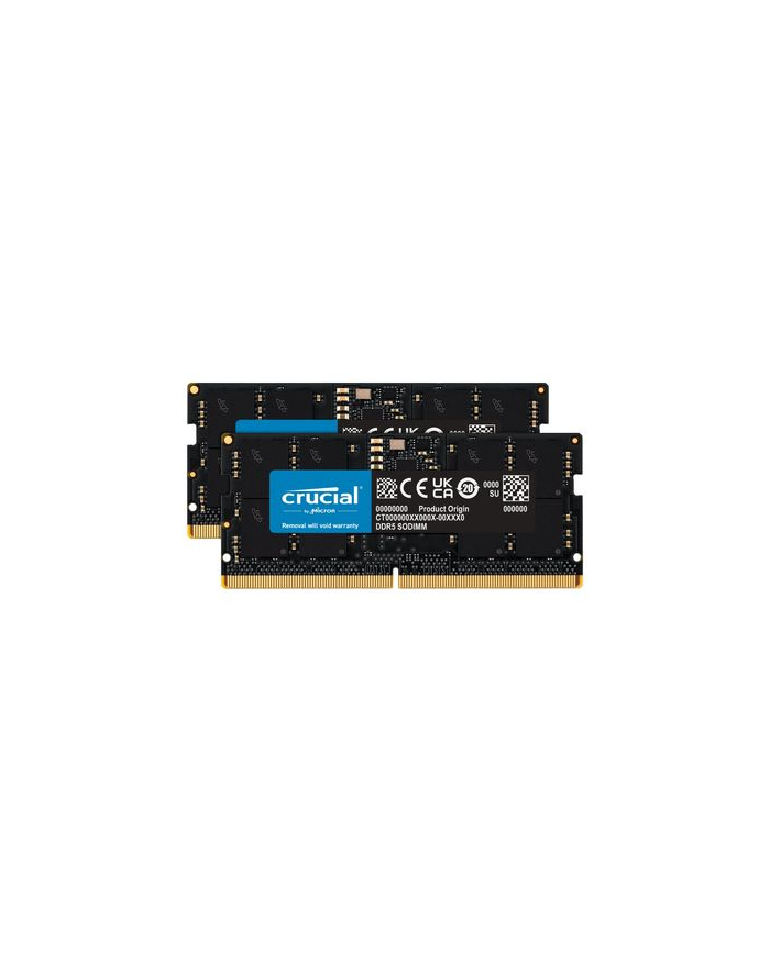 Crucial DDR5 - 48GB - 5600 - CL - 46(2x 24 GB) dual kit, RAM (Kolor: CZARNY, CT2K24G56C46S5) główny