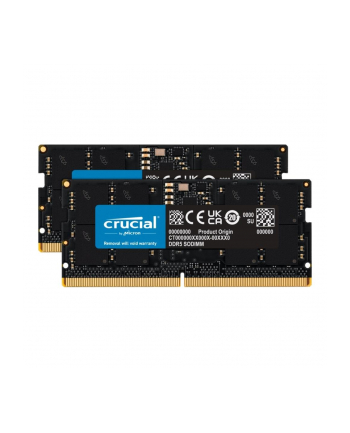 Crucial DDR5 - 48GB - 5600 - CL - 46(2x 24 GB) dual kit, RAM (Kolor: CZARNY, CT2K24G56C46S5)