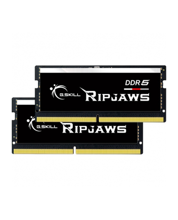 G.Skill DDR5 - 32GB -5600 - CL - 46 (2x 16 GB) dual kit, RAM (Kolor: CZARNY, F5-5600S4645A16GX2-RS, Ripjaws, INTEL XMP)