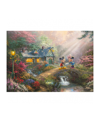 Schmidt Spiele Thomas Kinkade Studios: Mickey ' Minnie in the nostalgia metal box, jigsaw puzzle (500 pieces)