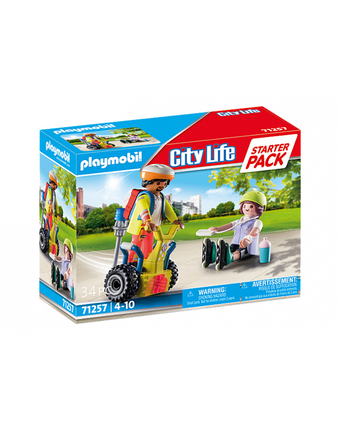 PLAYMOBIL 71257 City Life Starter Pack Rescue with Balance Racer Construction Toy główny