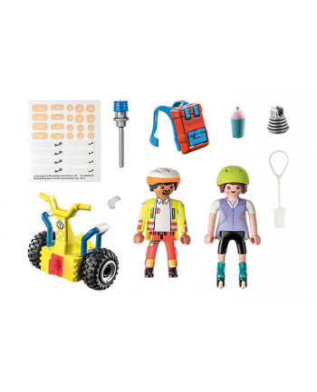 PLAYMOBIL 71257 City Life Starter Pack Rescue with Balance Racer Construction Toy