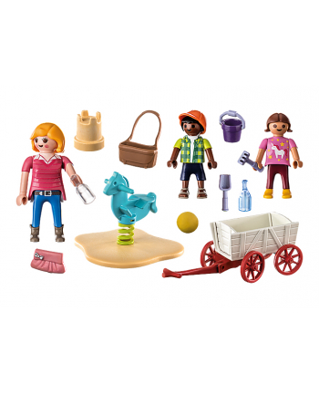 PLAYMOBIL 71258 City Life Starter Pack Nurse with handcart, construction toy