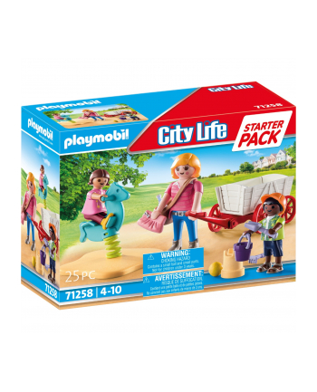 PLAYMOBIL 71258 City Life Starter Pack Nurse with handcart, construction toy