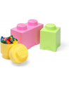 Room Copenhagen LEGO memory block multi pack 3 pieces, storage box (light green, size S) - nr 2