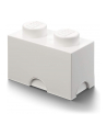 Room Copenhagen LEGO memory block multi pack 4 pieces, storage box (grey, size L) - nr 10