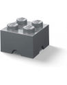 Room Copenhagen LEGO memory block multi pack 4 pieces, storage box (grey, size L) - nr 12