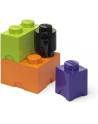 Room Copenhagen LEGO memory block multi pack 4 pieces, storage box (orange, size L) - nr 1