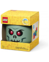 Room Copenhagen LEGO Storage Head Skeleton , storage box (Kolor: CZARNY/red, large) - nr 1