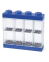 Room Copenhagen LEGO minifigures display case blue, storage box (transparent, transparent) - nr 1