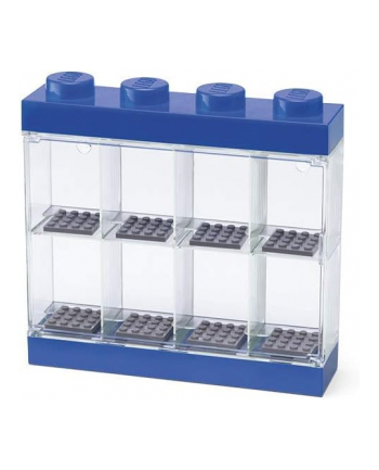 Room Copenhagen LEGO minifigures display case blue, storage box (transparent, transparent)