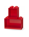Room Copenhagen LEGO Regal Brick Shelf 8+4, Set 41171730 (red, 2 shelves) - nr 1