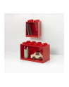 Room Copenhagen LEGO Regal Brick Shelf 8+4, Set 41171730 (red, 2 shelves) - nr 2