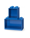 Room Copenhagen LEGO Regal Brick Shelf 8+4, Set 41171731 (blue, 2 shelves) - nr 1