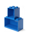 Room Copenhagen LEGO Regal Brick Shelf 8+4, Set 41171731 (blue, 2 shelves) - nr 4