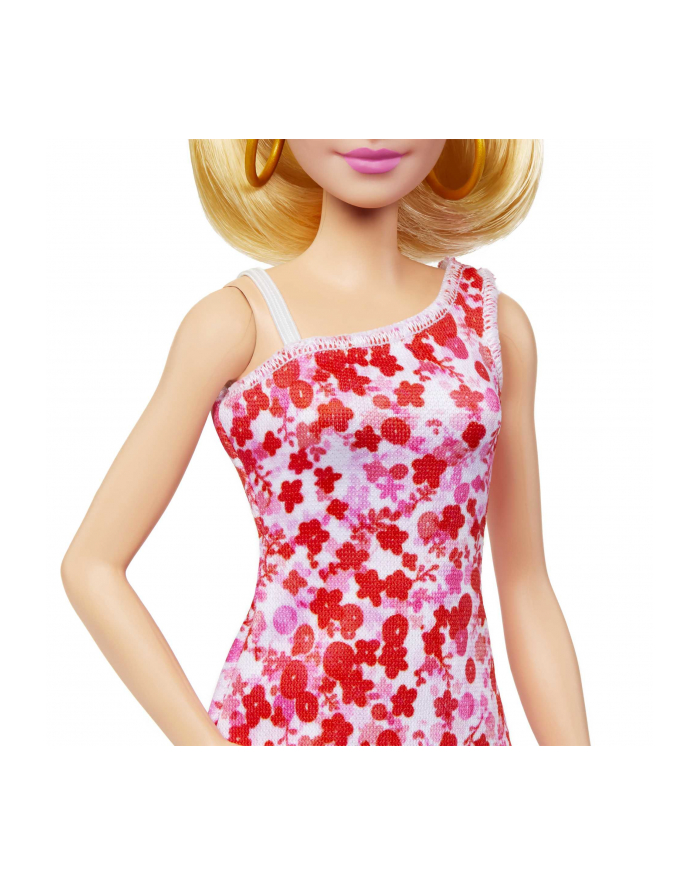 Mattel Barbie Fashionistas doll with blonde ponytail and floral dress główny