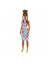 Mattel Barbie Fashionistas doll wearing a bun and crocheted dress - nr 14
