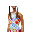 Mattel Barbie Fashionistas doll wearing a bun and crocheted dress - nr 4