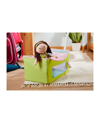 HABA doll travel cot spring magic, doll accessories