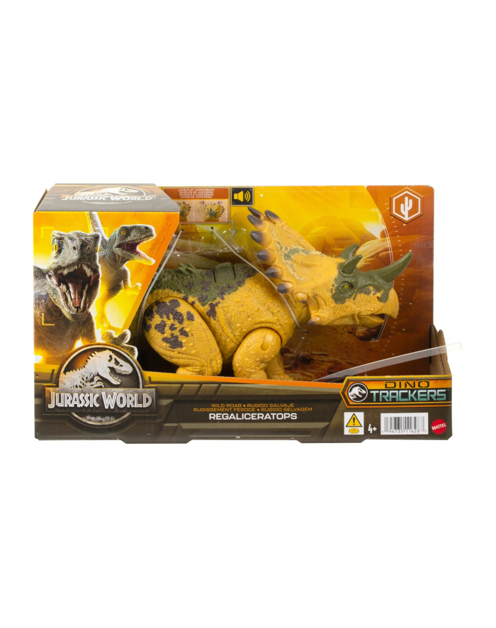 Mattel Jurassic World Wild Roar Regaliceratops Toy Figure główny