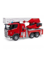 BRUD-ER Scania Super 560R Feuerwehr mit Drehleiter, Wasserpumpe, Light ' Sound - nr 4