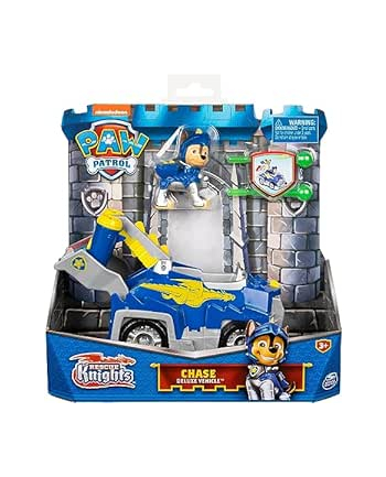 spinmaster Spin Master Paw Patrol Knights Base Vehicles, Toy Vehicle (Assorted Item, One Vehicle With Figure)
