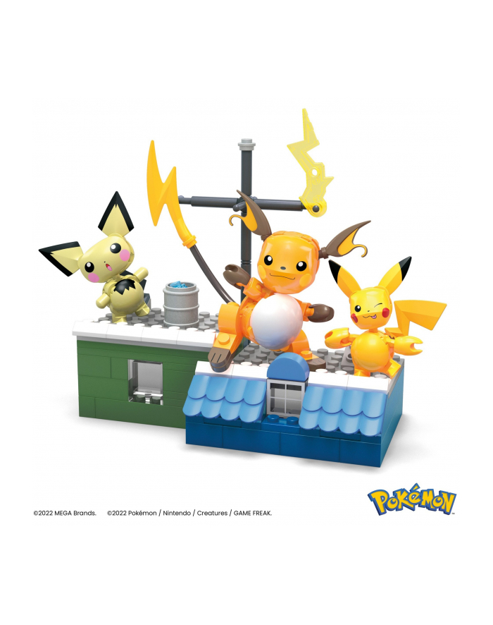 megabloks Mattel MEGA Pokémon Pikachu Evolution Set Construction Toy główny